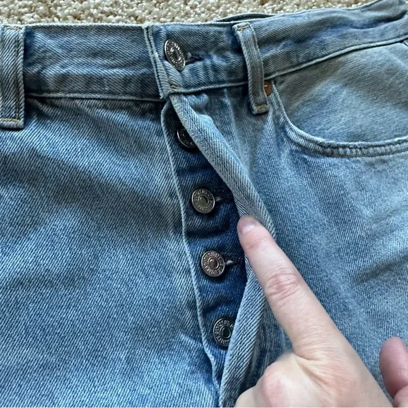 Citizens of Humanity Annabelle Long Cut Hem Shorts Size 31 Relaxed‎ Vintage NWT - Picture 2 of 8